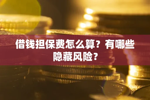 北京借钱担保费怎么算？有哪些隐藏风险？