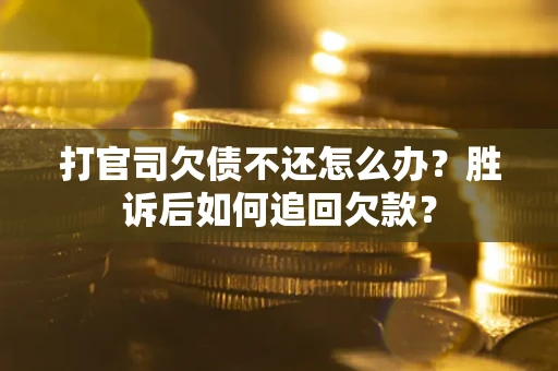 北京打官司欠债不还怎么办？胜诉后如何追回欠款？