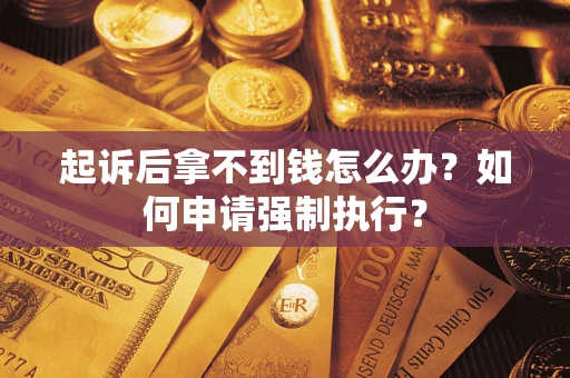 北京起诉后拿不到钱怎么办？如何申请强制执行？