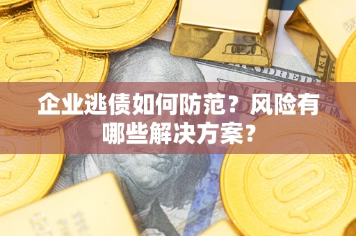 北京企业逃债如何防范？风险有哪些解决方案？