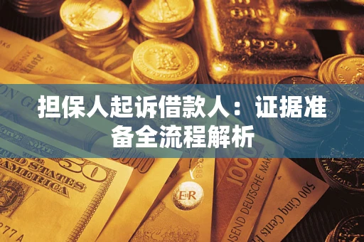 北京担保人起诉借款人：证据准备全流程解析