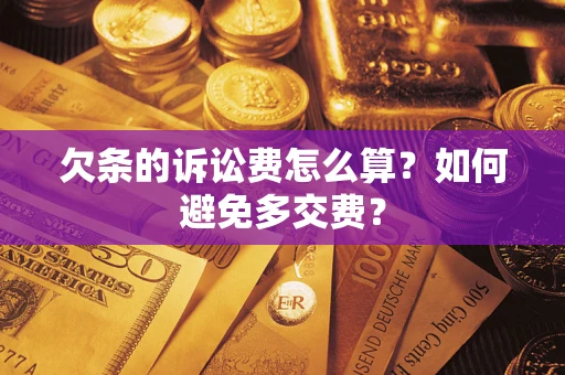 北京欠条的诉讼费怎么算？如何避免多交费？