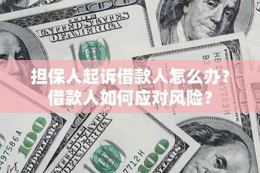 北京担保人起诉借款人怎么办？借款人如何应对风险？